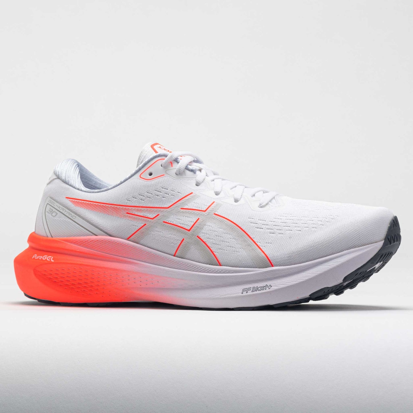 ASICS GEL-Kayano 30 Men's White/Sunrise Red
