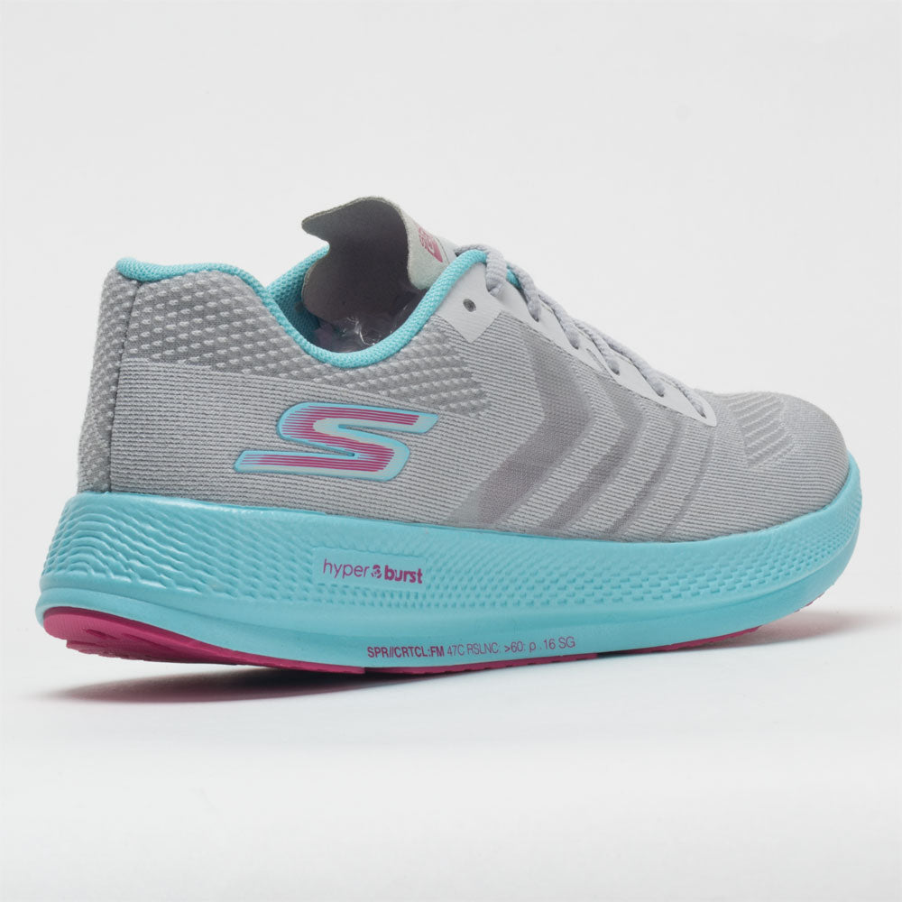 Skechers GOrun Razor+ Women's  Gray/Aqua/Hot Pink